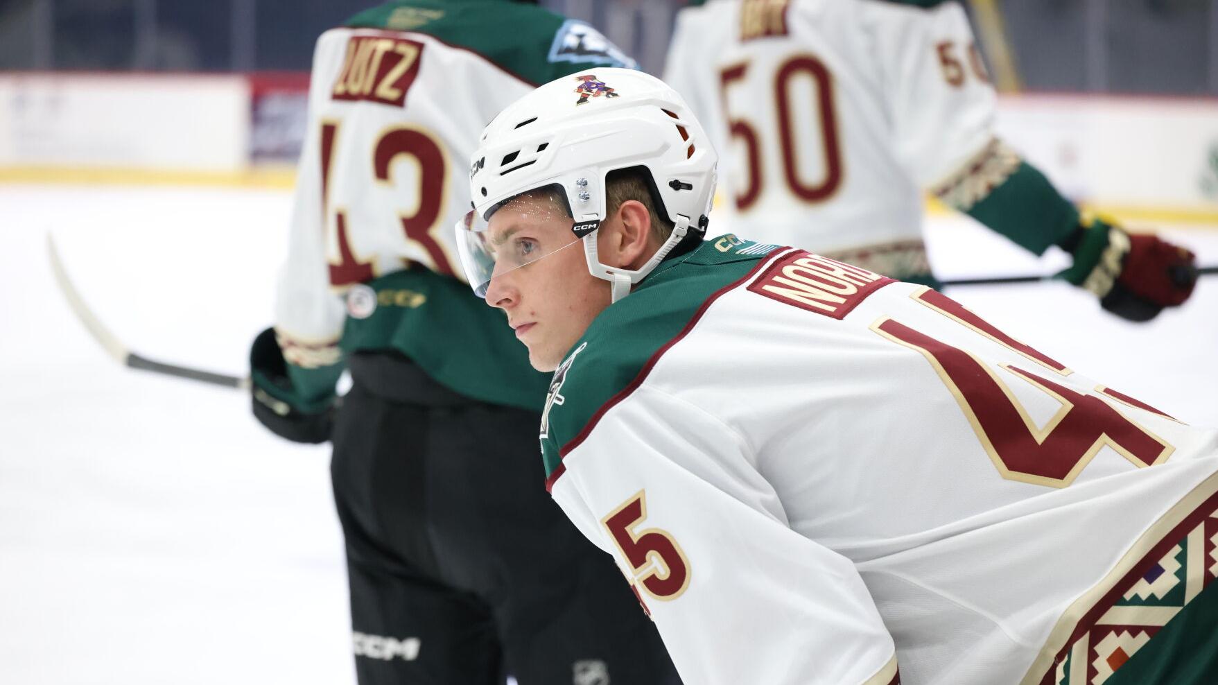 Swedish rookie Noel Nordh off to fast start for Roadrunners